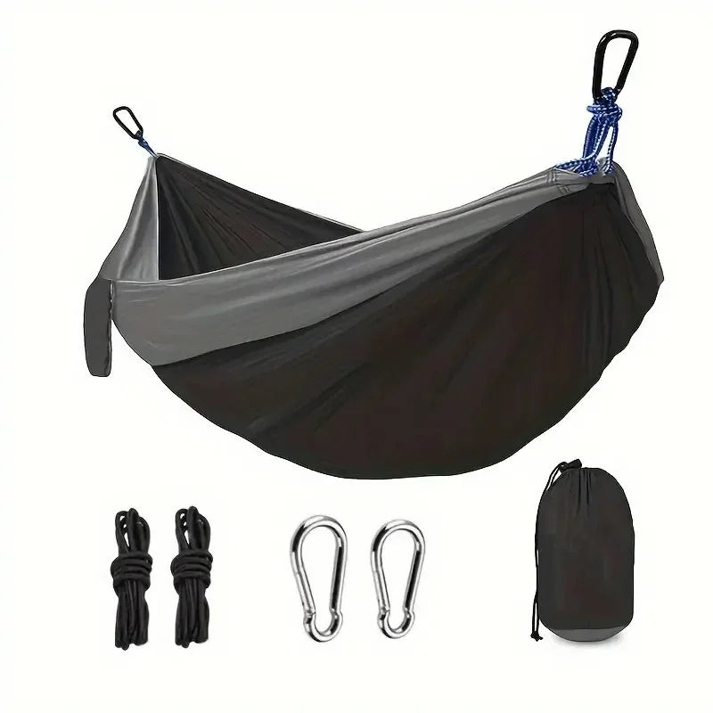 Camping Hammock Camping Accessories Gear for Outdoor Indoor with Tree Straps Nylon Lightweight Hammocks for Touring Hiking
