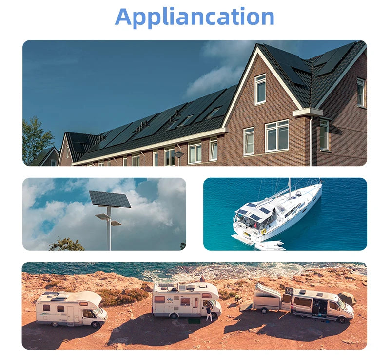 MPPT Solar Charge Controller 20A 30A 40A 60A 12V 24V Auto Battery Charger Input 100VDC Solar Panel Regulator LCD Display