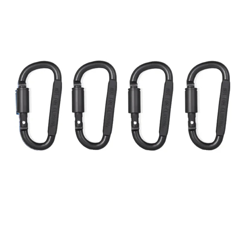 4-6PCS Carabiner Set For Key Camping Survival EDC Outdoor Keychain Clip Alloy Aluminum Tactical Caribiner Hook Karabiners