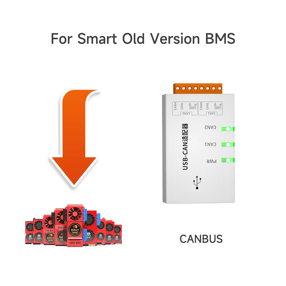 Daly Smart BMS Accessory WIFI Bluetooth USB To UART RS485 Cables Module NTC Battery SOC Capacity Indicator LCD Screen Board