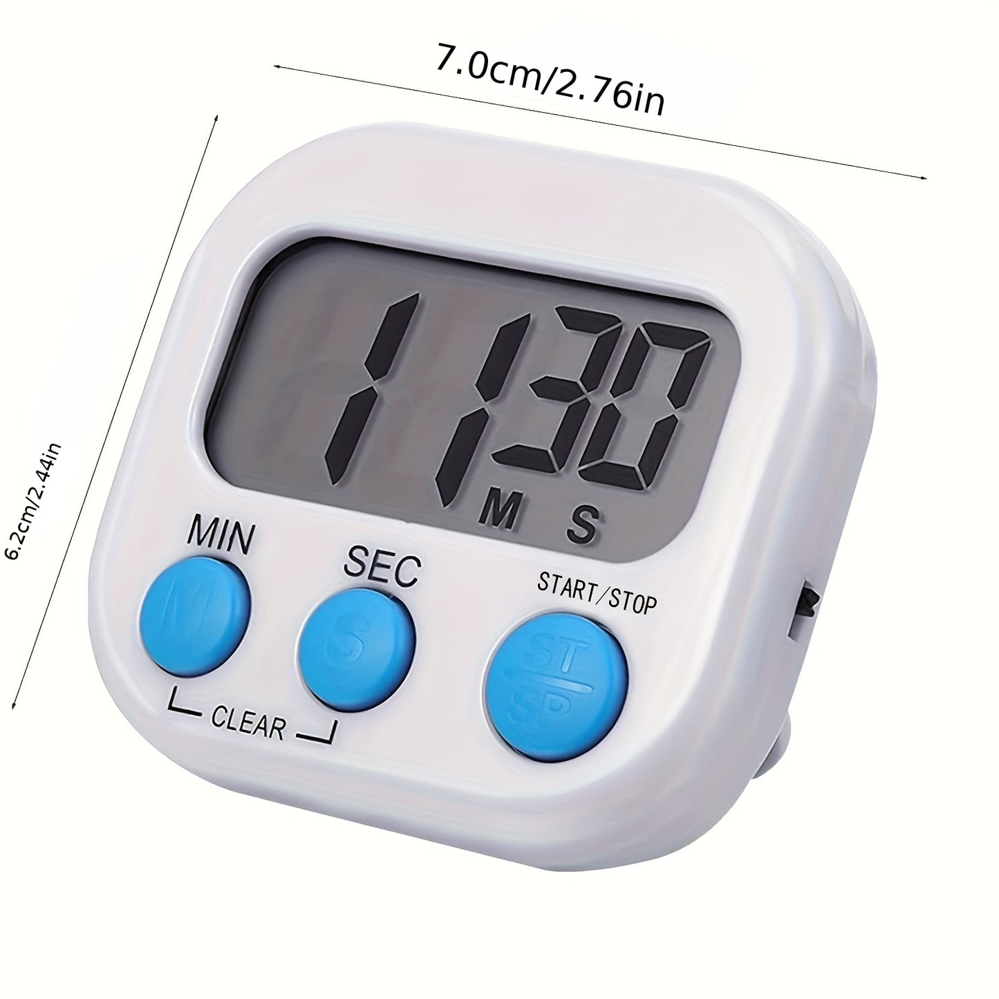 1pc, Dual-Purpose Kitchen Baking Timer with Self-Discipline Reminder and Electronic Alarm - Perfect for BBQ, School, and Back to School Kitchen Accessories