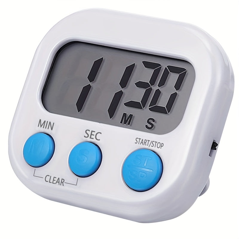 1pc, Dual-Purpose Kitchen Baking Timer with Self-Discipline Reminder and Electronic Alarm - Perfect for BBQ, School, and Back to School Kitchen Accessories