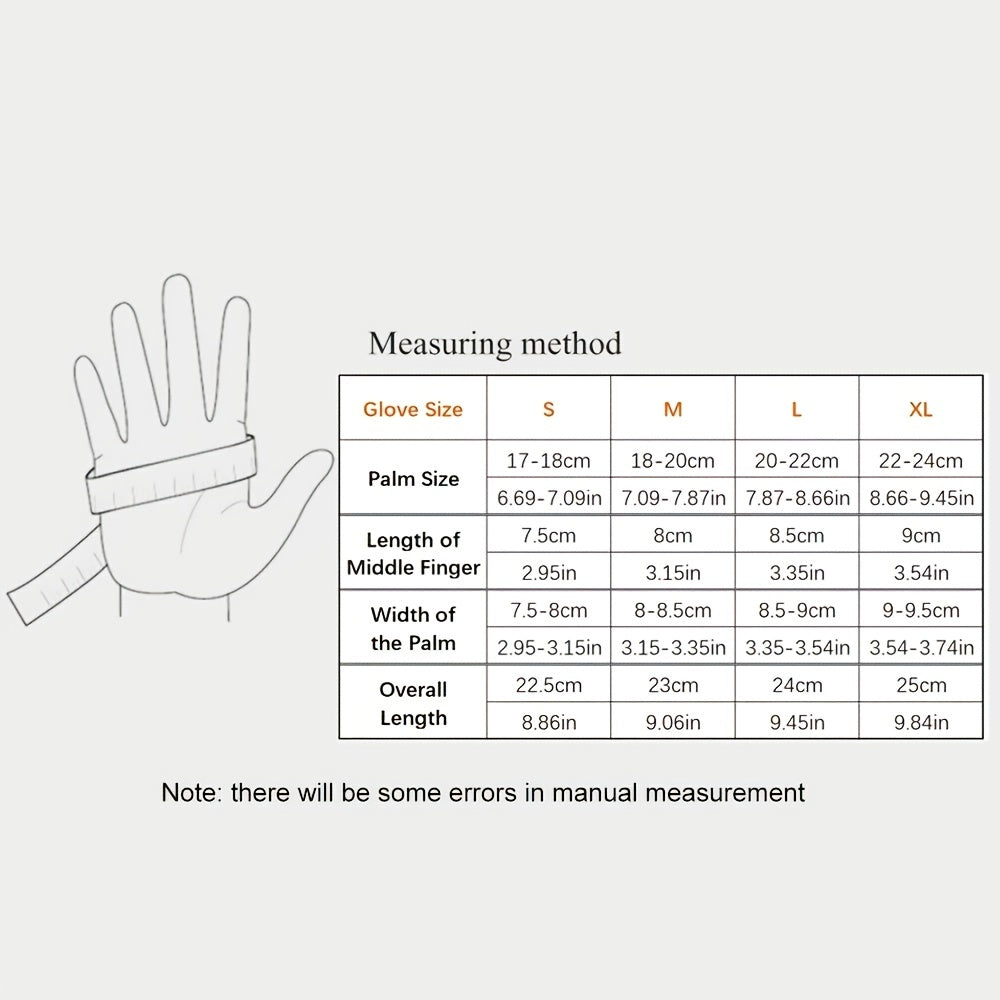 [Warm Touchscreen Gloves] 1 Pair Warm, Comfortable Unisex Winter Touchscreen Gloves - Non-Slip Fleece-Lined with Zipper Closure, Blue & Black Design for Outdoor Sports, Hiking, and Cold Weather Activities, Hiking Accessories