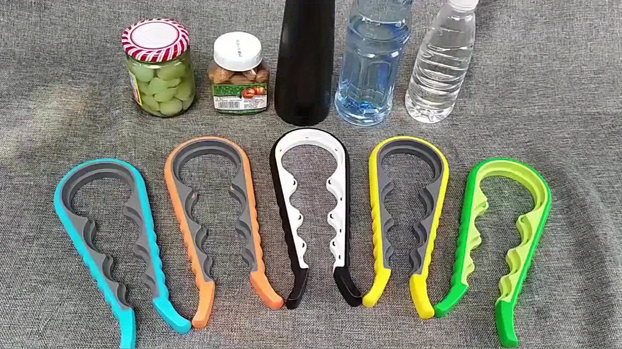 1pc, 4 In 1 Jar Opener, Can Opener For Weak Hands, Easy To Use For Elderly And Arthritis Sufferers, Kitchen Gadgets, Kitchen Stuff, Kitchen Accessories, Home Kitchen Items