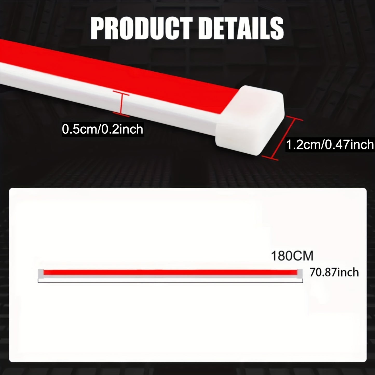 Start-Scan Car LED Hood Light - 12V, Universal, No Battery Needed, High-Intensity LED for Motor Vehicles, Ideal for Starting Engines, Engine Start Light|Modern Car Accessory|Durable Construction, Car Light Accessories