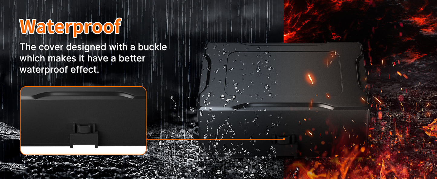 Relay Box Fuse Relay Box 12V Automotive Universal Fuse Panel with 6 Way Relays and 14 x ATC/ATO Blade Fuses 12 Volt Fuse Box