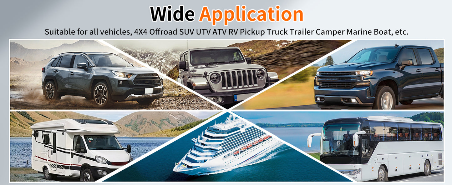 Relay Box Fuse Relay Box 12V Automotive Universal Fuse Panel with 6 Way Relays and 14 x ATC/ATO Blade Fuses 12 Volt Fuse Box