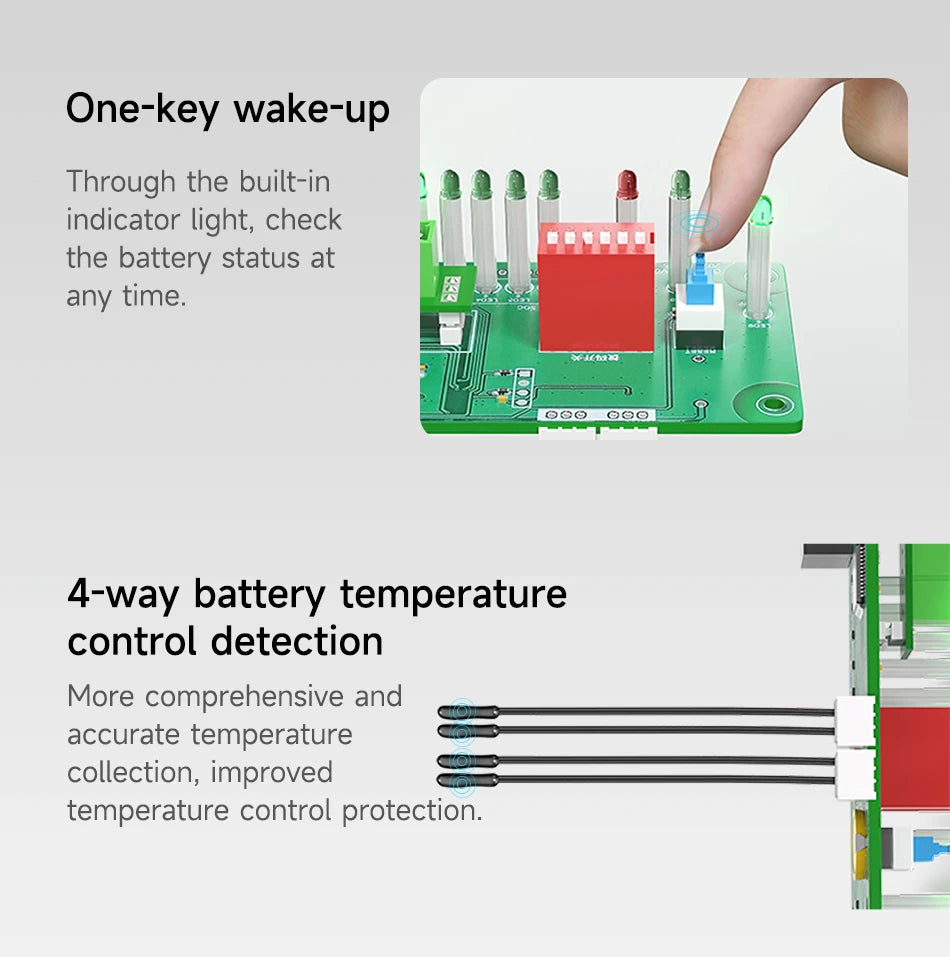 Daly Smart BMS Accessory WIFI Bluetooth USB To UART RS485 Cables Module NTC Battery SOC Capacity Indicator LCD Screen Board