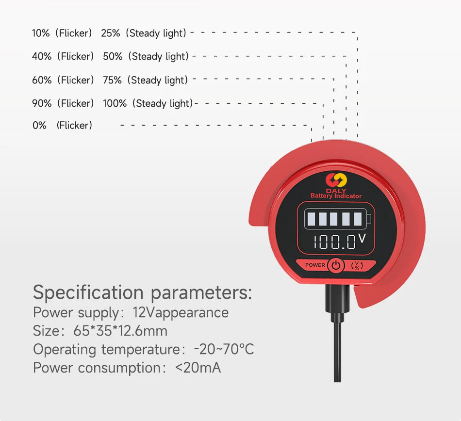 Daly Smart BMS Accessory WIFI Bluetooth USB To UART RS485 Cables Module NTC Battery SOC Capacity Indicator LCD Screen Board