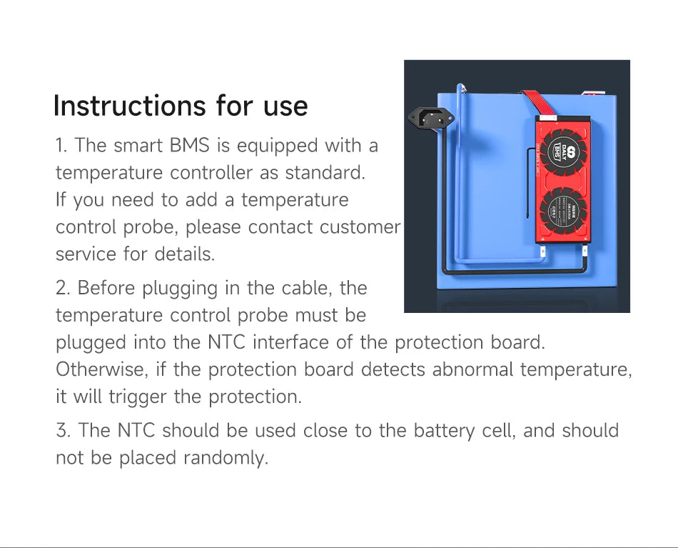 Daly Smart BMS Accessory WIFI Bluetooth USB To UART RS485 Cables Module NTC Battery SOC Capacity Indicator LCD Screen Board