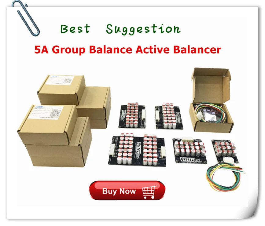1.2A Balance Li-ion Lifepo4 Lithium Battery Active Equalizer Balancer Energy Transfer BMS 3S 4S 5S 6S 7S 8S 10S 13S 14S 16S 24S