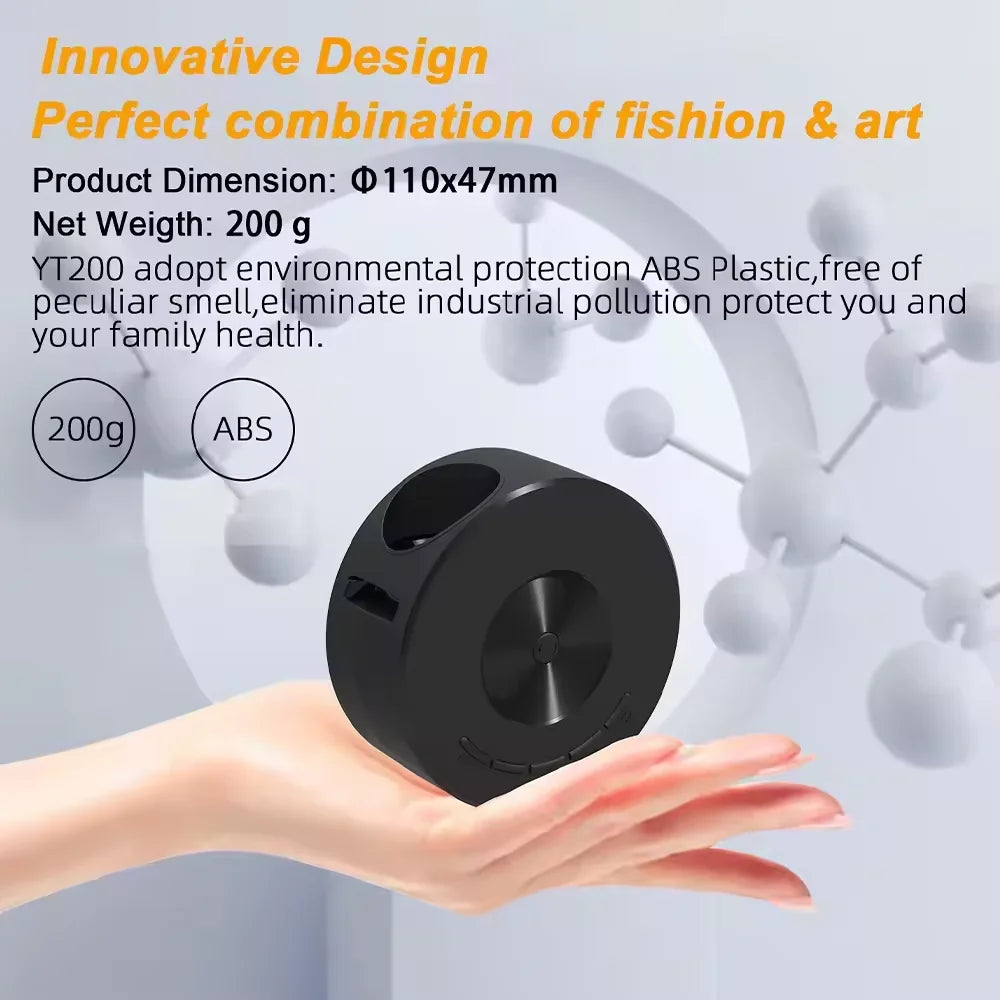 YT200 Mini Mobile Projector Home Use Palm Size Remote Projector IOS Android System Wire Screen Mirroring Projector for Child