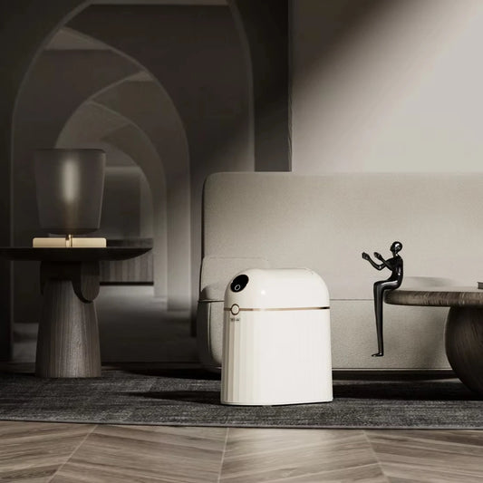 10L Intelligent Plastic Garbage Bin Smart Sensor Technology Automatic Kitchen Trash Can for Indoor Use in Hotel Office Bedroom