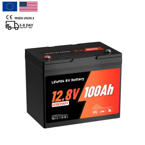 ESG Good Quality LiFePo4 Battery 12.8V/25.6V 100Ah 150AH 200AH  Smart BMS 8000 Cycles Rechargeable Lithium Battery Pack ABS Case