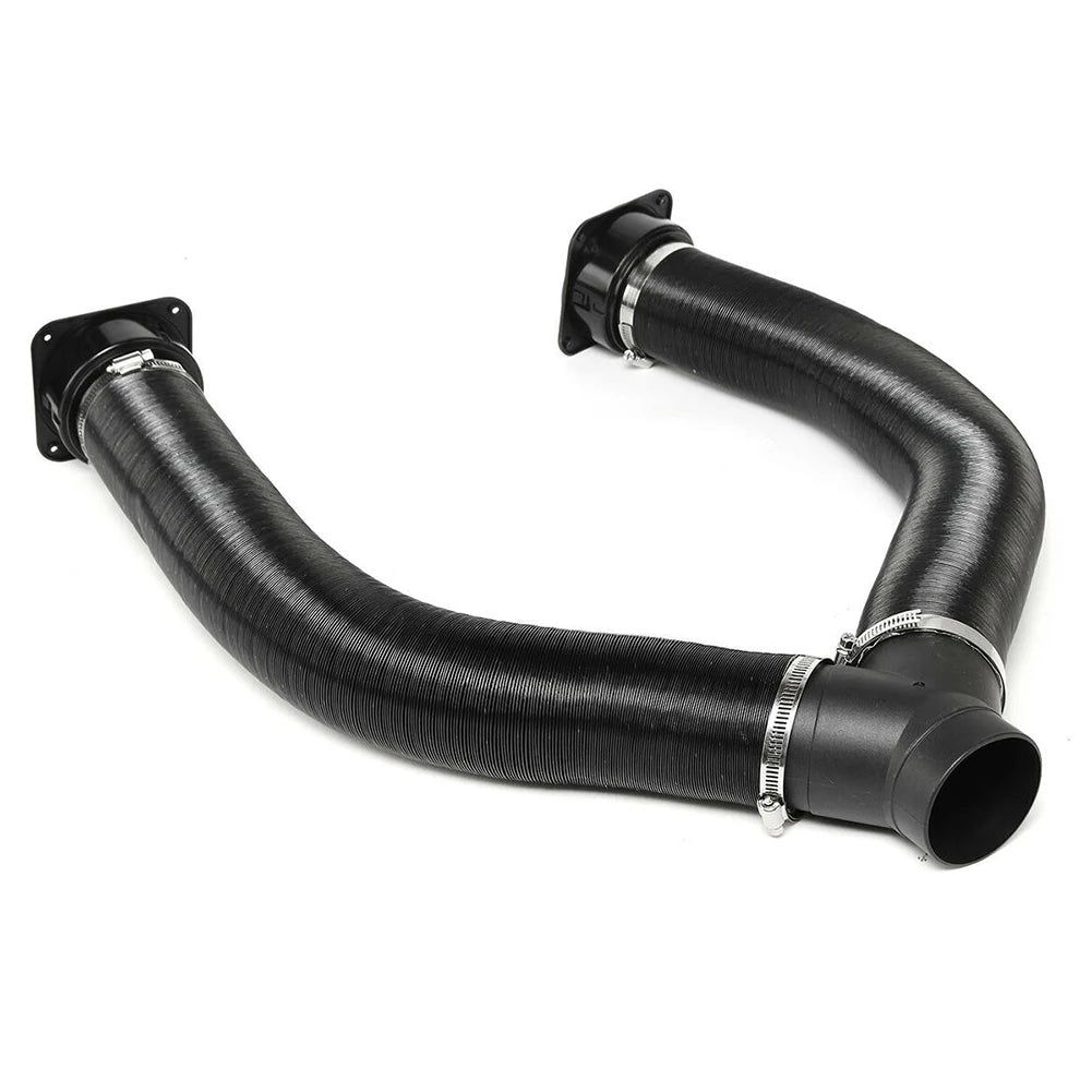 75mm Diesel Heater Pipe Duct + Warm Air Outlet For Webasto For Eberspacher For Propex Diesel Heater Vent Hose Clips Set