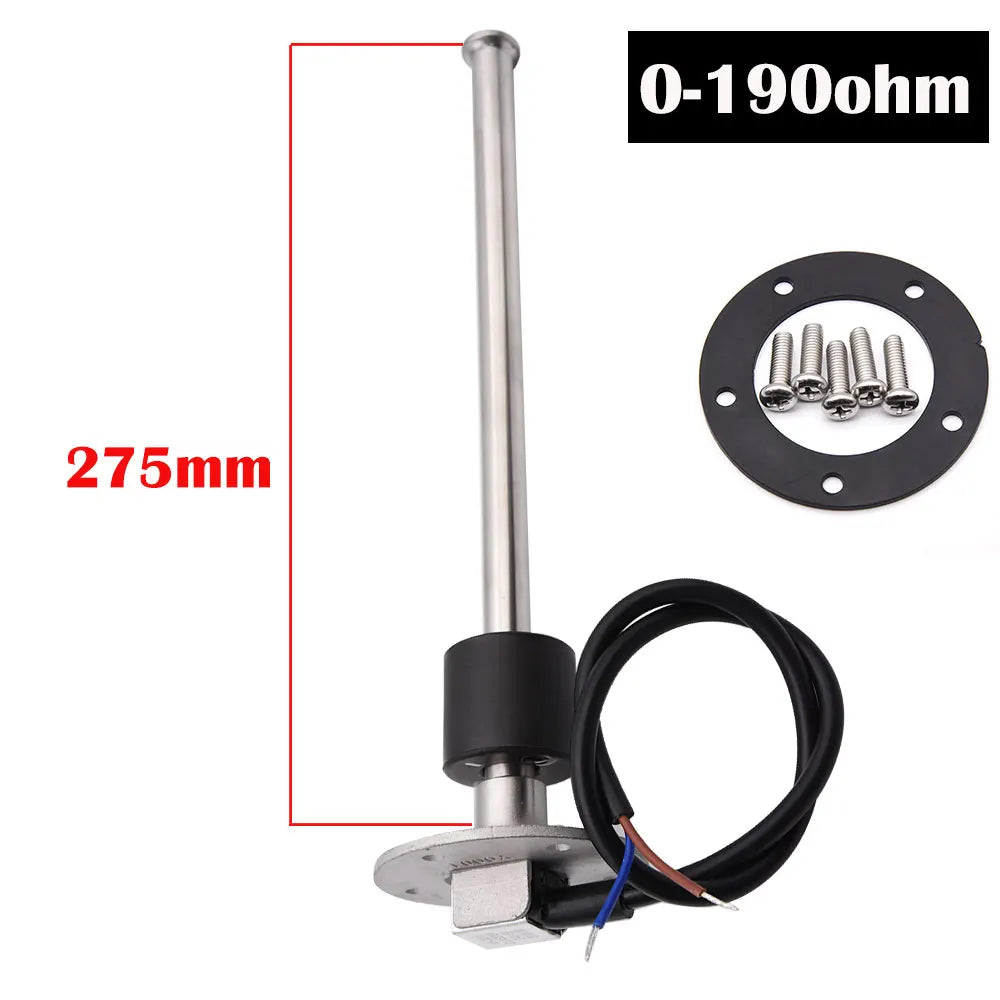 Car Boat Fuel/Water Level Sensor For 0-190ohm/240-33ohm Fuel Level Meters Marine Water Level gauge Sensor Sender Unit For 9-32V