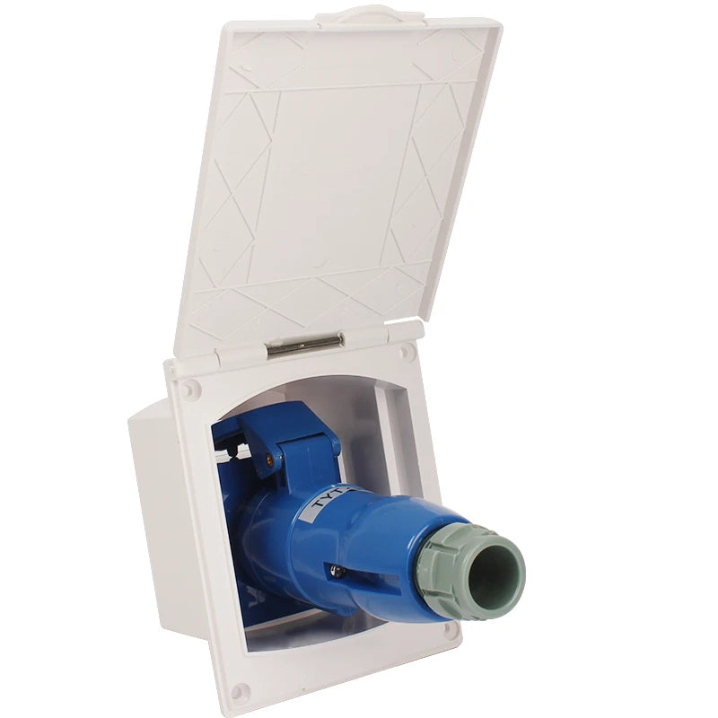 TYTXRV Camper 220V-240V 16A External Flush Hook Up Waterproof Plug Socket apply to Caravan Camper accessories