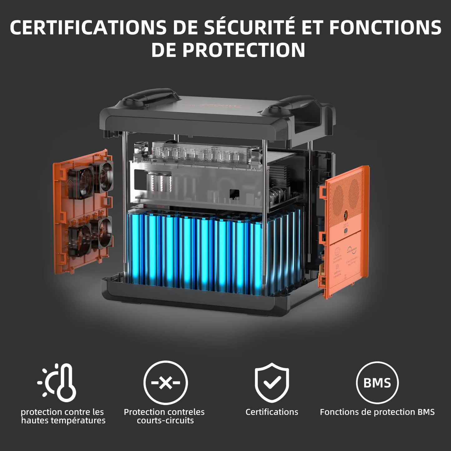 Solarplay Lifepo4 Batterie Li-ion Station D'énergie Solaire Mobile