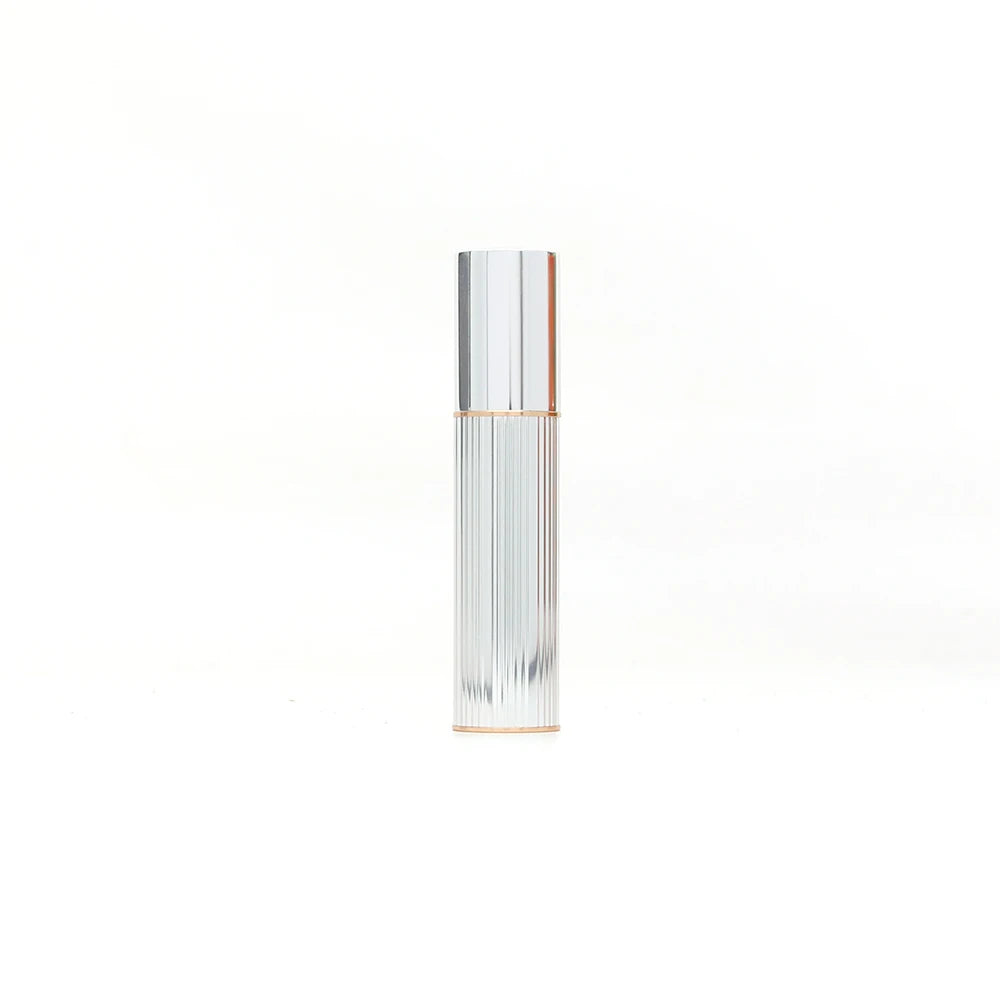 Green Silver Mini Travel Portable Perfume Atomizer 5ml 8ml 10ml Refillable Matte Finish Spray Bottle with Pump Sayer