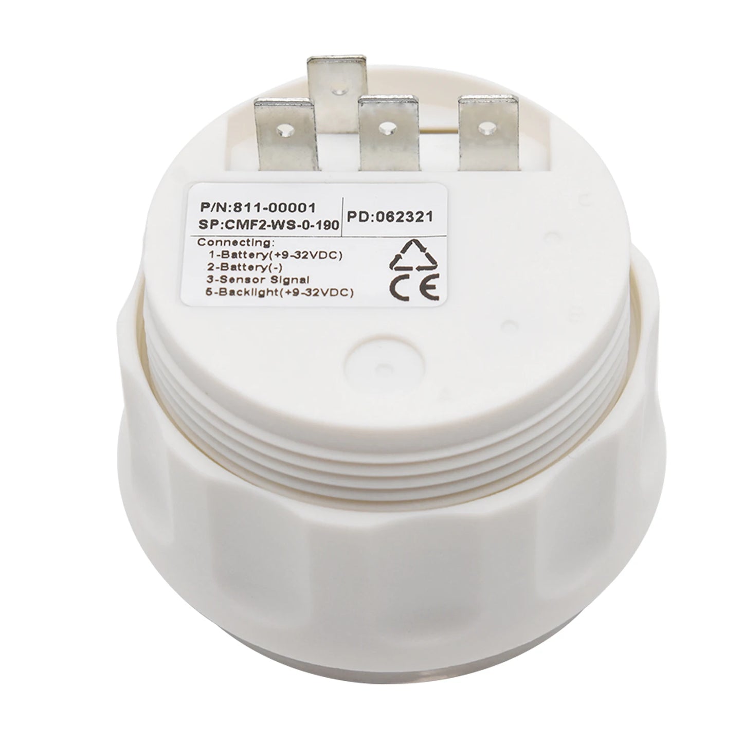 Water Level Sensor+52mm Water Level Meter Tank Indicator With Red Backlight 0-190Ohm Water Level Gauge for Car Boat 9-32V Custom