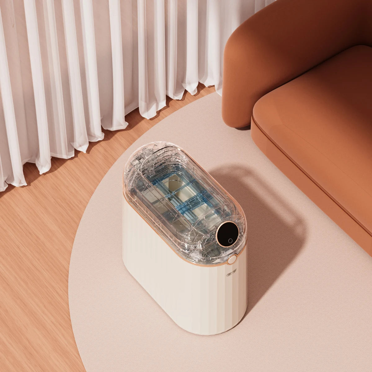 10L Intelligent Plastic Garbage Bin Smart Sensor Technology Automatic Kitchen Trash Can for Indoor Use in Hotel Office Bedroom