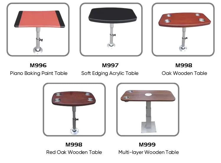 Wholesale Car Adjustable Desk RV Scalable Dinning Table Mini Lift Coffee Table for Camper Van & RV Interior Solutions