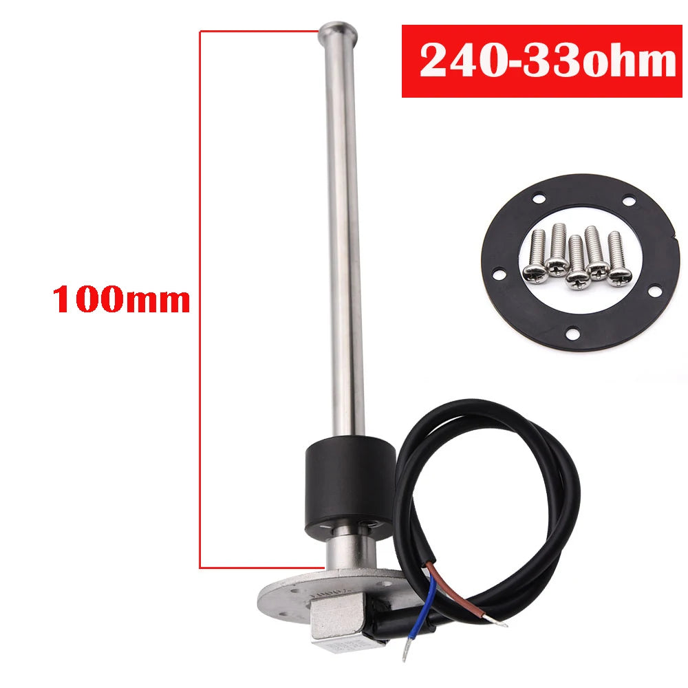 Car Boat Fuel/Water Level Sensor For 0-190ohm/240-33ohm Fuel Level Meters Marine Water Level gauge Sensor Sender Unit For 9-32V