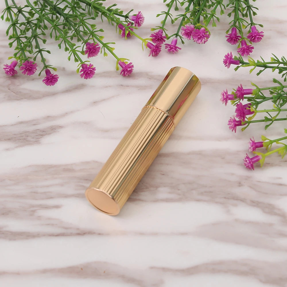 Green Silver Mini Travel Portable Perfume Atomizer 5ml 8ml 10ml Refillable Matte Finish Spray Bottle with Pump Sayer