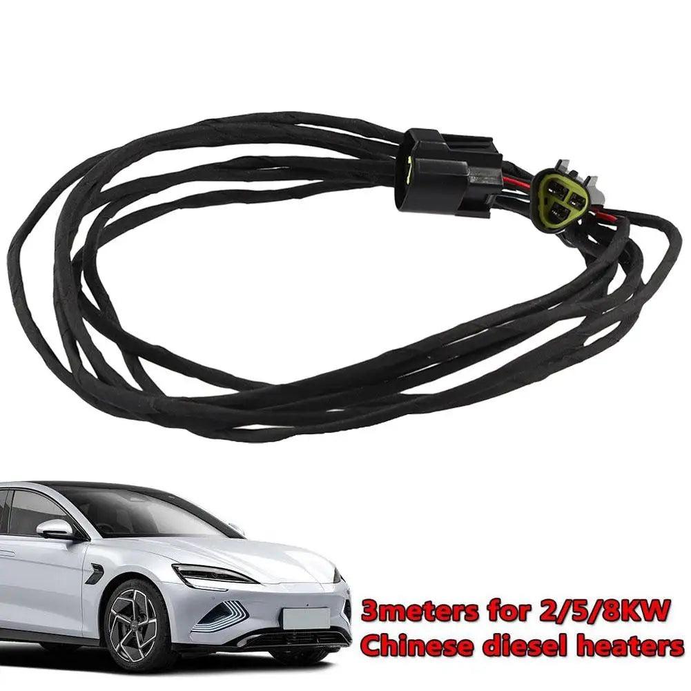12V Diesel Heater Lcd Screen Extension Cable 5kw 2kw 8kw Diesel Heater 3 meters