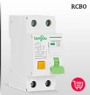 RCCB RCD DC Electric Vehicle EV Charging Pile Residual Current breaker  2P 63A 30mA Type B 10KA  Din Rail Earth Leakage TONGOU