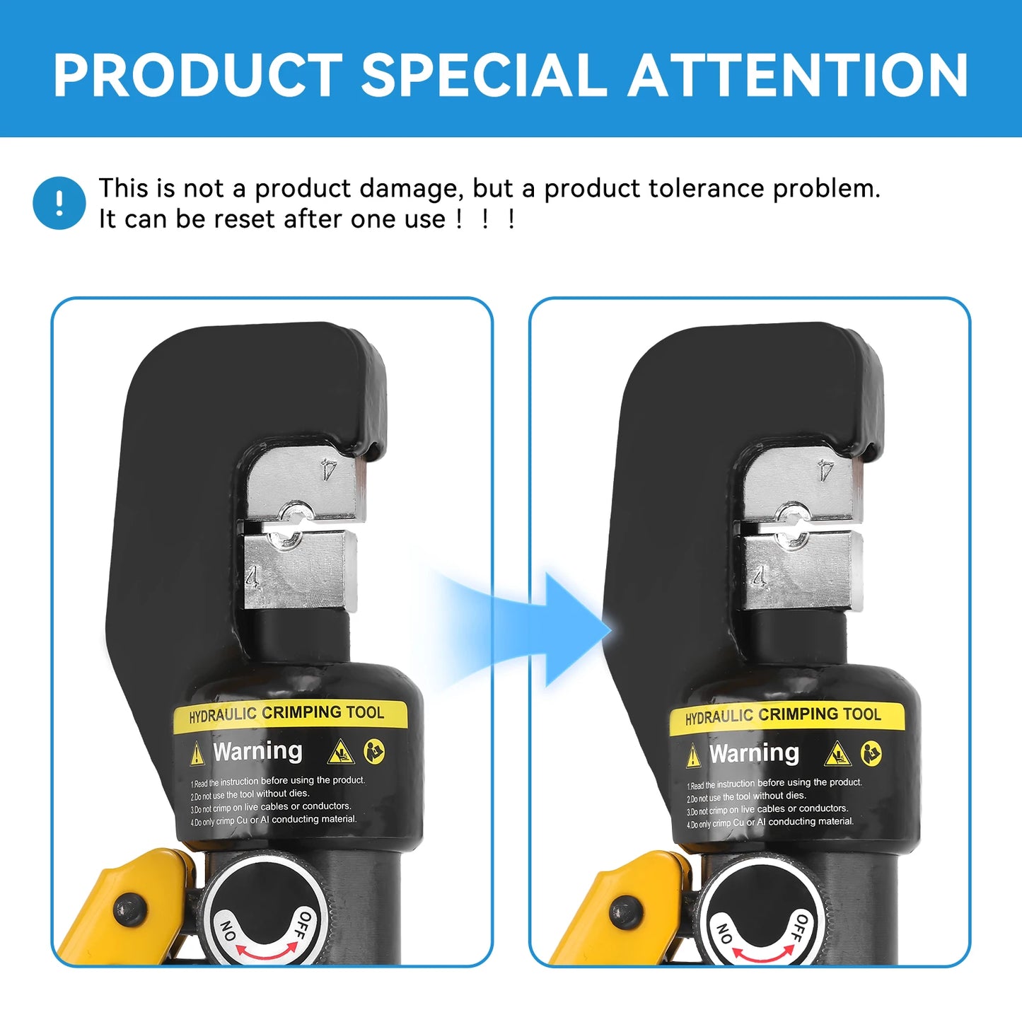 Podofo Home Hydraulic Pliers Pressure 10T Crimping Tools DIY Cable Terminal Wiring Pliers Cordless Crimping Pliers