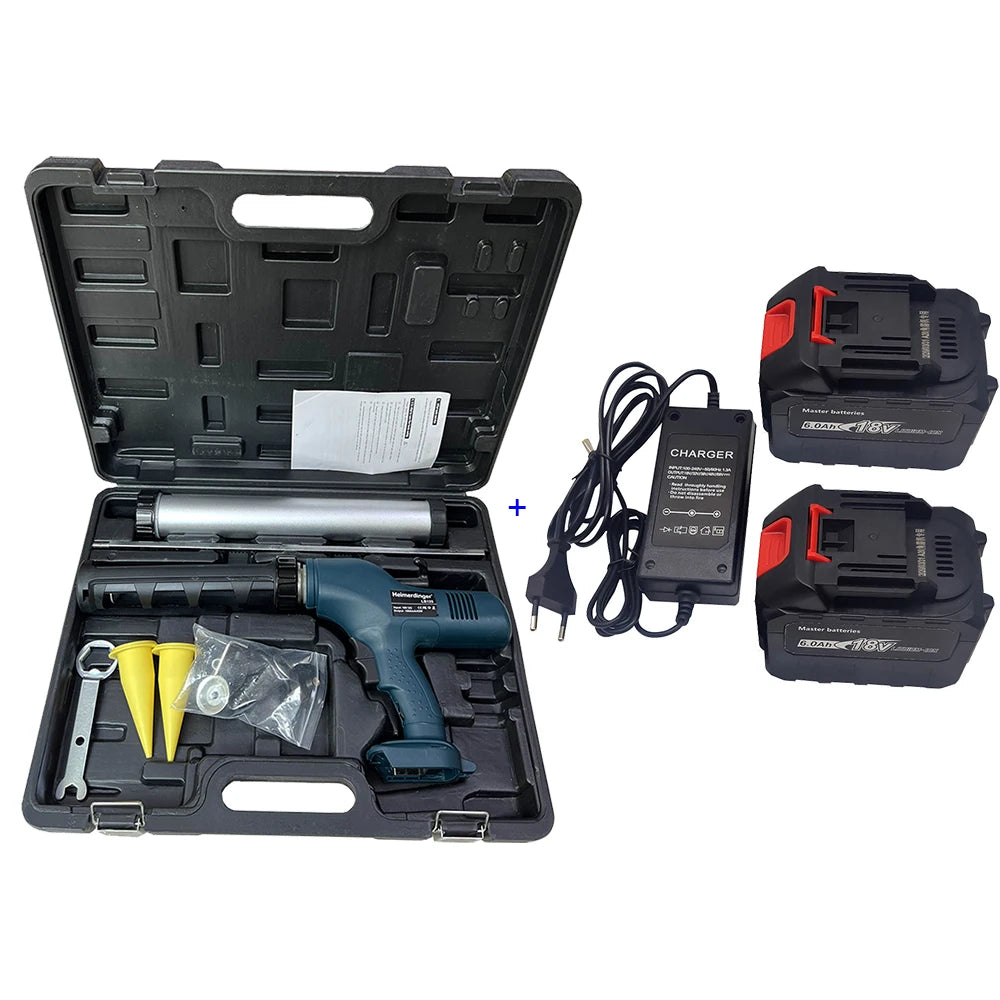 18V Battery Cordless Eelectric silicone Tool,Caulk and Adhesive Gun,Sealant Mastic Gun,Seam Filling Gun,Ceramic Tile Repair Tool