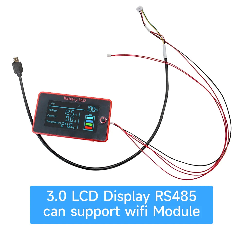 Smart BMS accessory bluetooth UART RS485 cable CANbus Power Board LCD dispay for daly 8S 10s 13s 14s 16S 20S BMS 100BALANCE