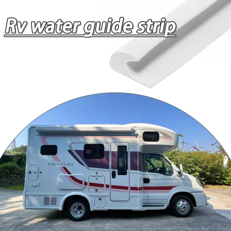 Camper Van Gutter Rain Guard Drip Stop 1 /2/3/5/10M For FIAMMA DRIPSTOP Caravan Motorhome Parts Rv Camper Accessories