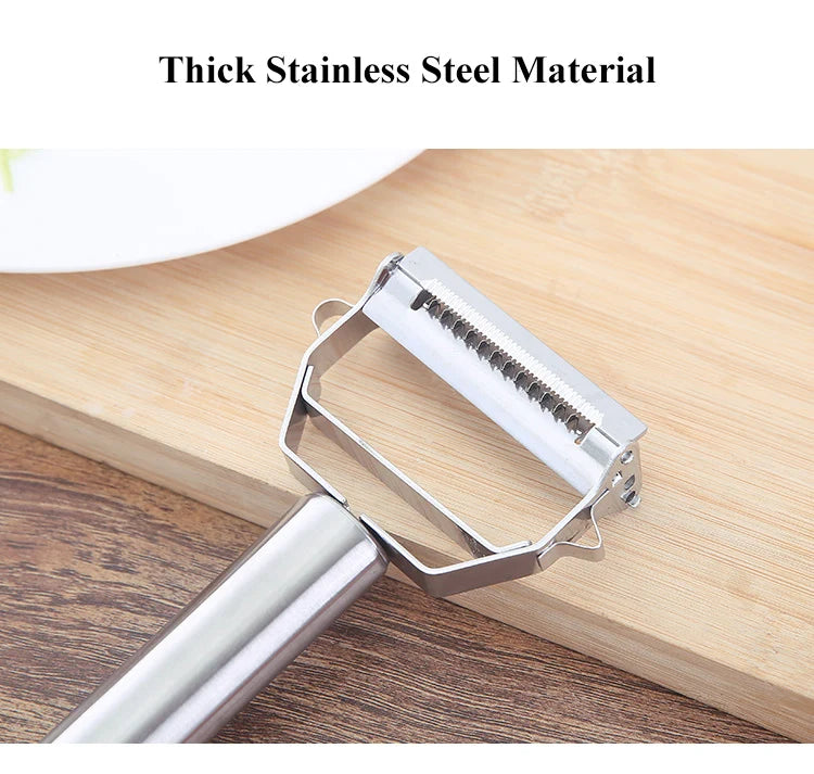 Multifunctional Stainless Steel  Kitchen Peeler Fruit Vegetable Potato Carrot Cucumber Grater Julienne Durable Vegetable Slicer