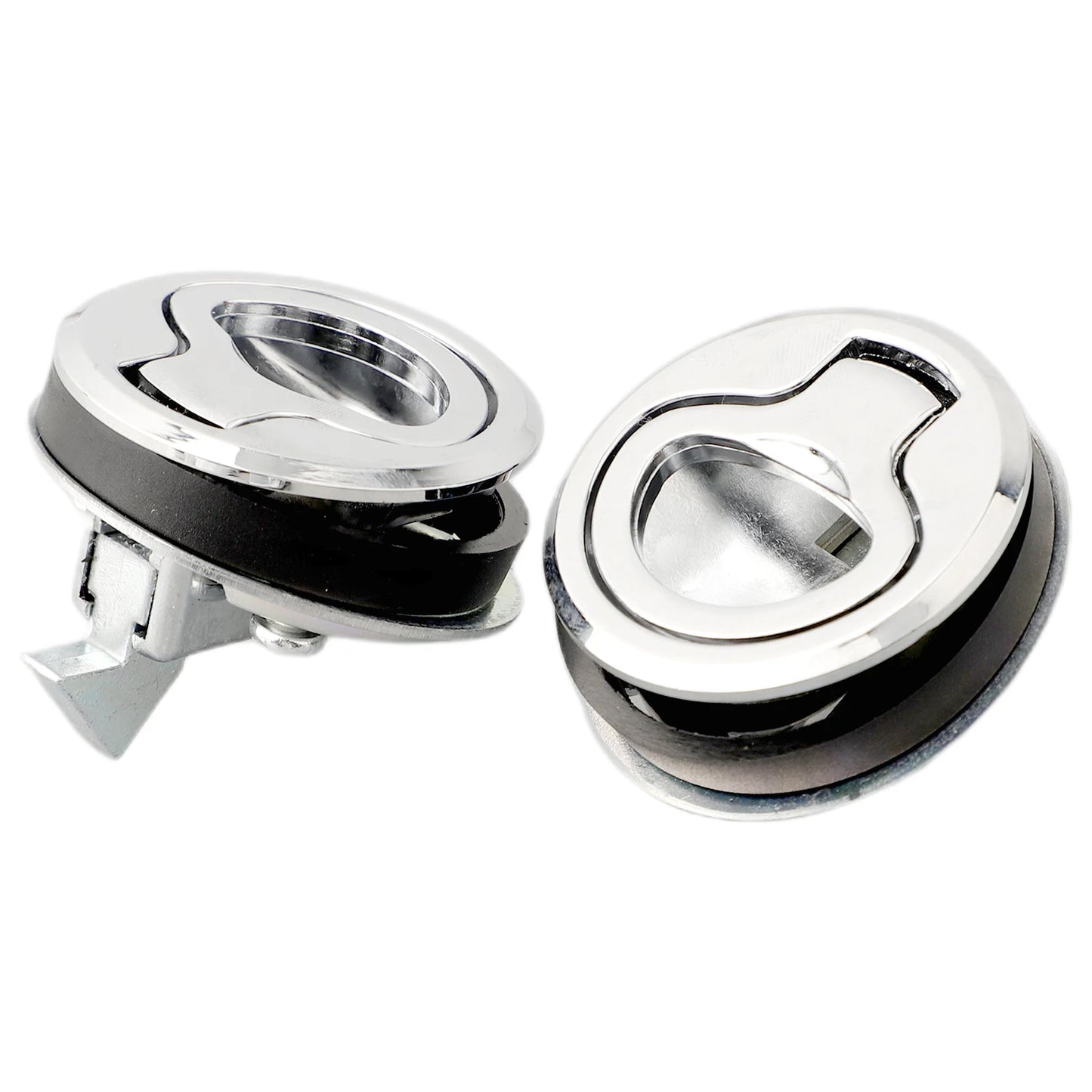 Boat Deck Hatches Flush Pull Slam Latch Mount Latch Lift For RV Yacht Marine Deck Hatches Locking Locker Yacht Accessories