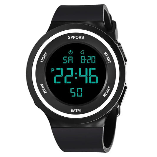 Luminous Watches Mens Electronic Watch Watches Waterproof Swim Outdoor Sport Wristwatch Silicone Fashion Hours Relojes Reloj