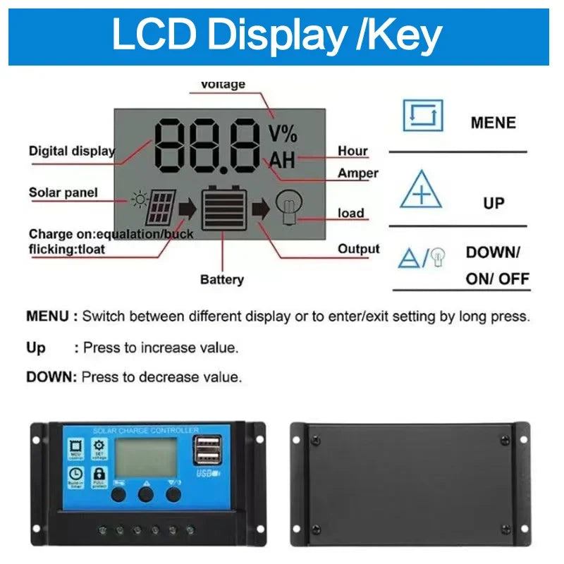 800W Solar Panel Power Bank Solar Battery Kit Complet Camping 12V18V Controller Camper Accessories Solar Charge Mobile Phone