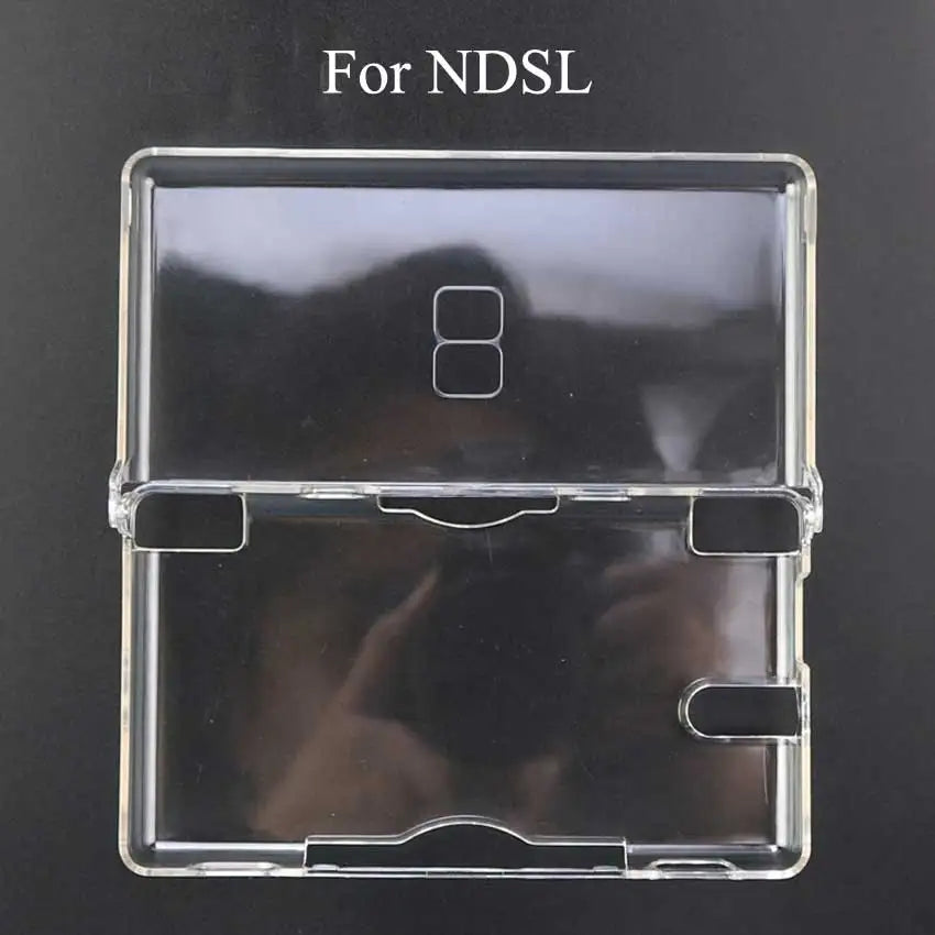 YuXi In Bulk Clear Plastic Crystal Case Protective Case Cover Hard Shell Skin For NDSL NDSi New 3DS XL For GBA SP Game Console