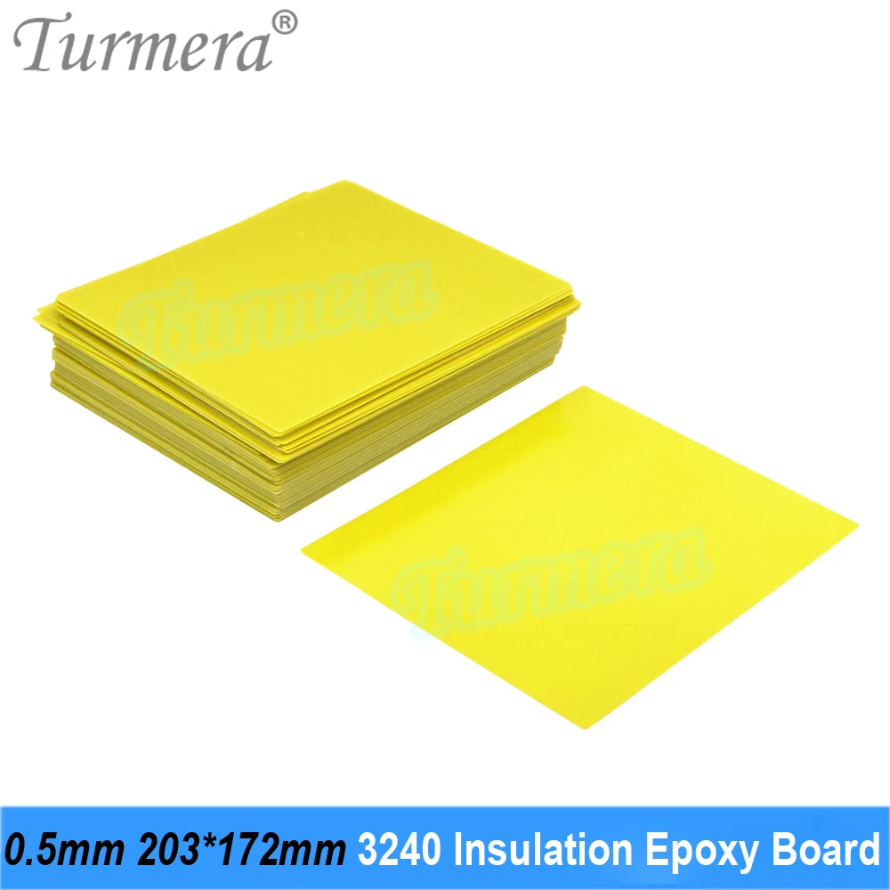 Turmera 3240 Insulation Epoxy Plate 0.5mm Thickness 203*172mm for 3.2V 280Ah 320Ah 310Ah 90Ah 12.8V Lifepo4 Battery Pack Diy Use
