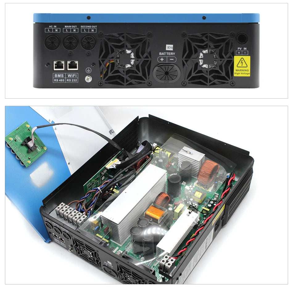 Hybrid Solar Inverter 6.2KW 4.2KW 3.2KW 2.2KW Solar Inverter Controller 12V 24V 48V 120A MPPT Hybrid Inverter with WIFI Off Grid