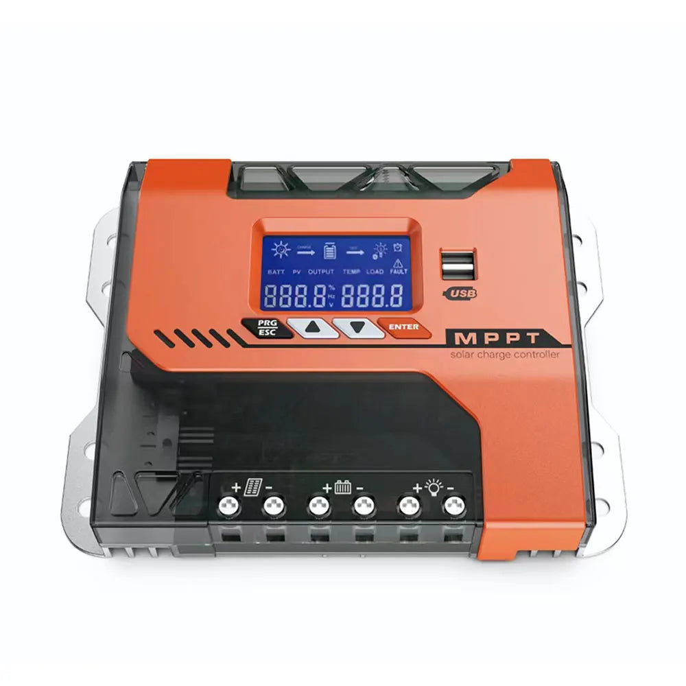 Y&H MPPT 20A 40A 60A Solar Charger Controller 12V 24V 36V 48V Battery Regulator Max PV Input 150VDC For AGM, Gel, Flooded and Li