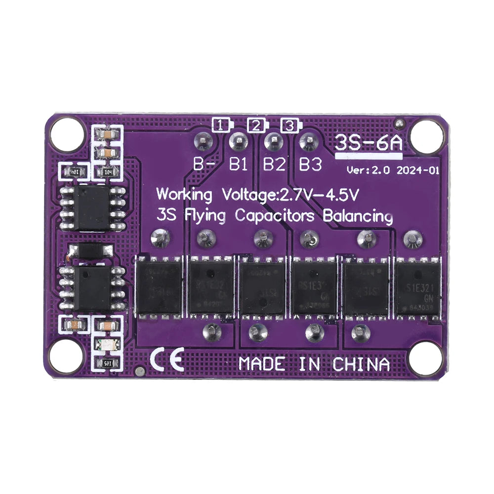 6A 2.5V-4.4V Active Equalizer Balancer 3S 8S Lifepo4 Equalization Balancing Li-Ion /LiFePo4 Lithium Balance Board