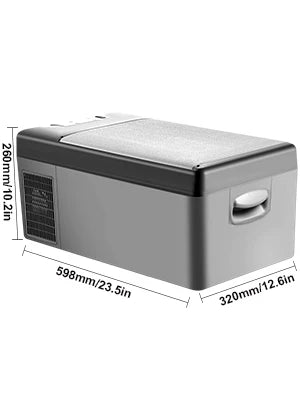 Sihao Car Refrigerator 15L-50L Mini Fridge Freezer Portable Compressor Cooler 12/24V DC 110-240V Ice Box Driving Camping Picnic