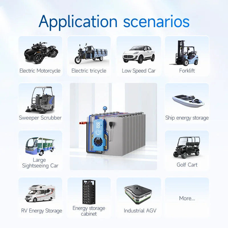 Daly bms Smart BMS 4S lifepo4 bluetooth Wifi bms 8S 24S 40A 60A 80A 1A active balance bms 16s 48v lifepo4 bms Lifepo4 100A