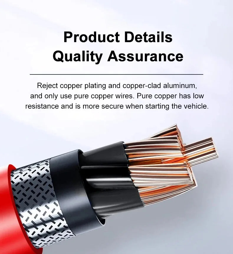 EAFC 2000A Car Jump Starter Portable Power Bank 20000mAh Car Battery Booster 12V Auxiliary Starting Device for Diesel Gasoline