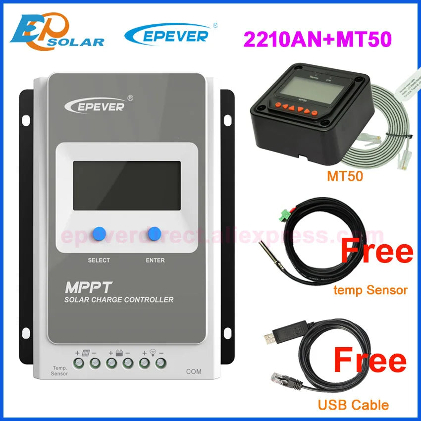 EPEVER Tracer MPPT 10A 20A 30A 40A 12v 24V Solar Charger Controller Tracer3210AN 2210AN Tracer4210AN 2206AN Tracer1206AN
