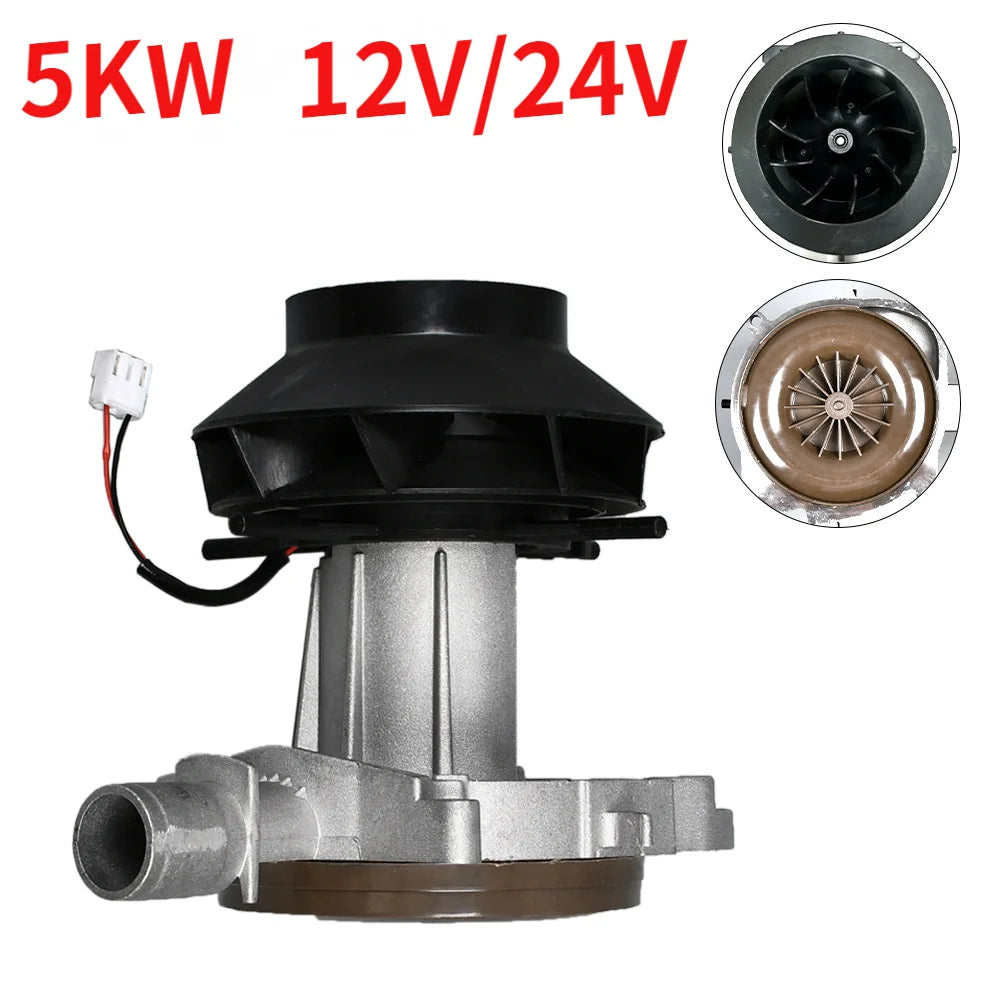 12V/24V 5KW Air Parking Heater Blower Combustion Fan Assembly Motor Start Engine Parts Diesel Air Parking Heaters D2 D4 Air Fan