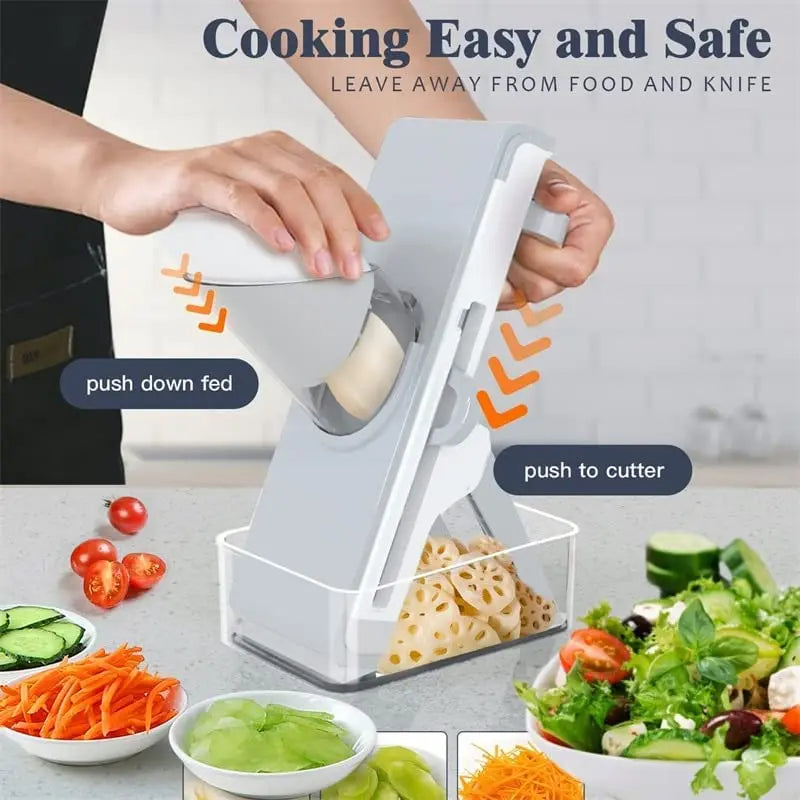 Multifunction Vegetable Cutter Meat Potato Slicer Shredding Carrot Grater Kitchen Accessories Steel Blade Kitchen Tool