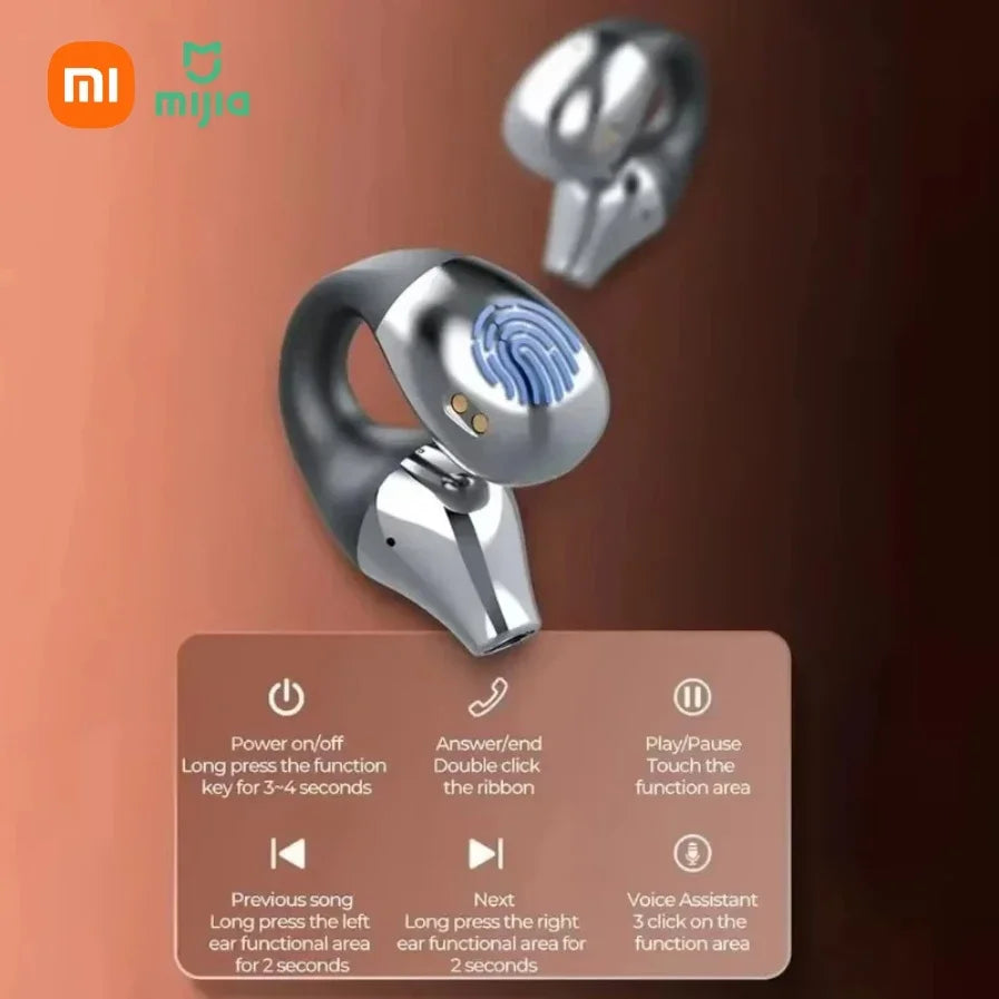 Xiaomi S03 Bluetooth Earphones Bone Conduction Wireless Headphones with Screen High Power Electronic Waterpoor Sports Earphones